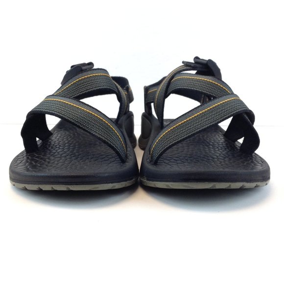 Chaco Updraft Bulloo Shadow Gray Striped Strappy Outdoor Sandals - Picture 5 of 15